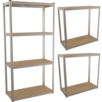 Metallregal mit vier Fächern 180x90x40cm RK-03 MAMUTH