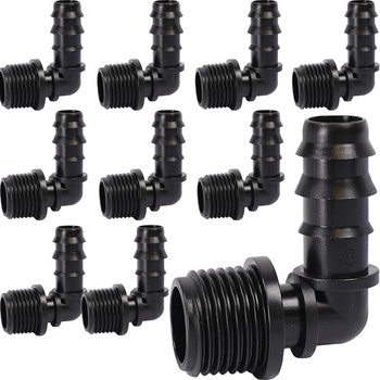 10x Kolanko z gwintem zewnętrznym, Dn16*1/2 DR-026 MAMUTH