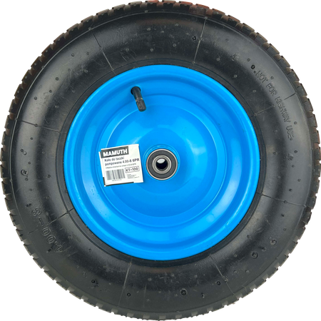Schubkarre aufblasbares Rad mit Achse 4.00-8 6PR KT-100 MAMUTH