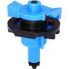 10x Mini-zraszacze 360° bez mostka. (Typ odwrócony), niebieska dysza, 49 l/h przy 2 barach DR-050 MAMUTH