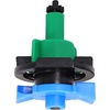 10x Mini zraszacz 360° bez mostka. (typ odwrócony), zielona dysza, 34 l/h przy 2 barach DR-049 MAMUTH