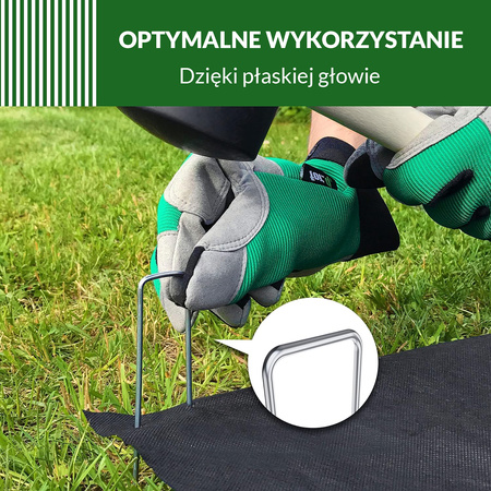 Szpilka metalowa U 20cm 100szt MAMUTH