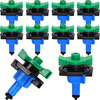 10x Mini zraszacze 360° bez mostka. (typ pionowy), niebieska dysza, 49 l/h przy 2 barach DR-054 MAMUTH