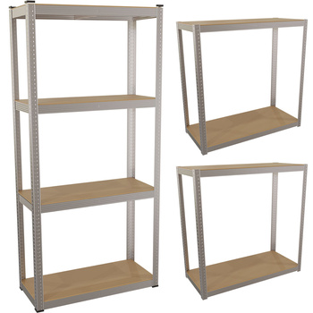 Metallregal mit vier Fächern 150x75x30cm RK-05 MAMUTH