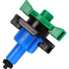 10x Mini zraszacze 360° bez mostka. (typ pionowy), niebieska dysza, 49 l/h przy 2 barach DR-054 MAMUTH