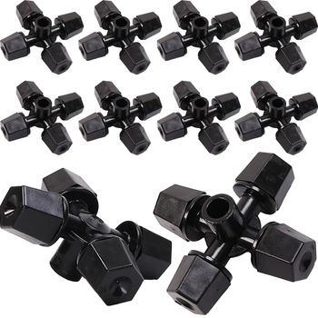 10x 4-wylotowy zamgławiacz, czarna dysza DR-057 MAMUTH