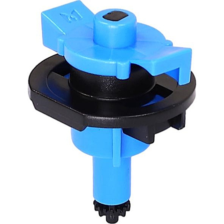 1x Mini-zraszacze 360° bez mostka. (Typ odwrócony), niebieska dysza, 49 l/h przy 2 barach DR-050 MAMUTH