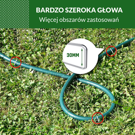 Kovový U-kolík 20cm 100ks MAMUTH