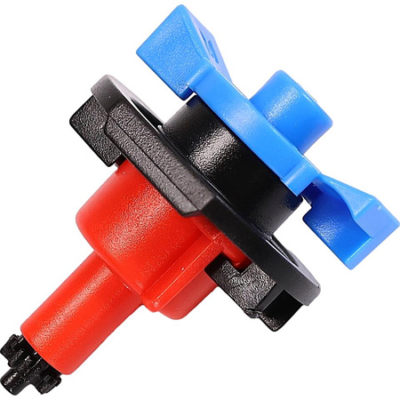 10x Mini zraszacze 360° bez mostka. (typ odwrócony), czerwona dysza, 80 l/h przy 2 barach DR-052 MAMUTH