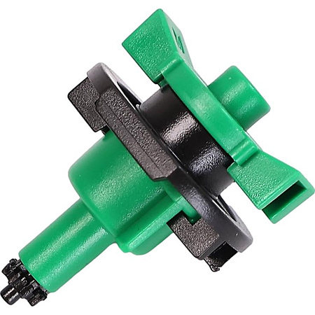 10x Mini zraszacze 360° bez mostka (typ pionowy), dysza zielona, 34 l/h przy 2 barach DR-053 MAMUTH