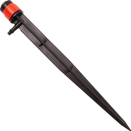 10x Zraszacz z regulowanym przepływem wbijany, 1/4” 0-80 l/h przy 1 barze, długość 15 cm, bez 5132. DR-045 MAMUTH