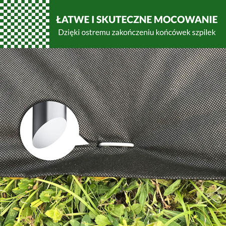 Szpilka metalowa U 20cm 100szt MAMUTH