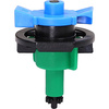 10x Mini zraszacz 360° bez mostka. (typ odwrócony), zielona dysza, 34 l/h przy 2 barach DR-049 MAMUTH
