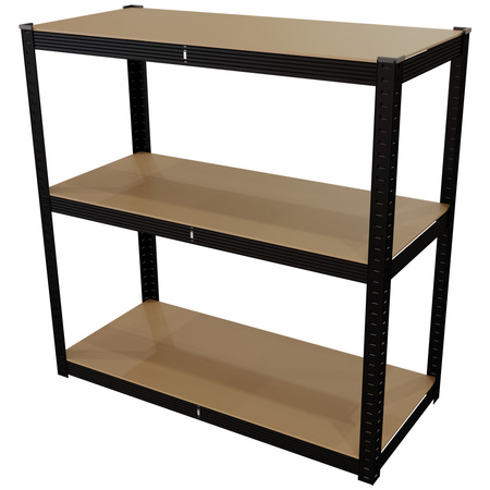 Metallregal BLACK mit fünf Fächern 150x75x35cm RK-07 MAMUTH