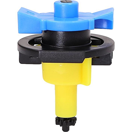 10x Mini zraszacze 360° bez mostka. (typ odwrócony), dysza żółta, 66 l/h przy 2 barach DR-051 MAMUTH