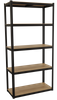 Metallregal BLACK mit fünf Fächern 150x75x35cm RK-07 MAMUTH
