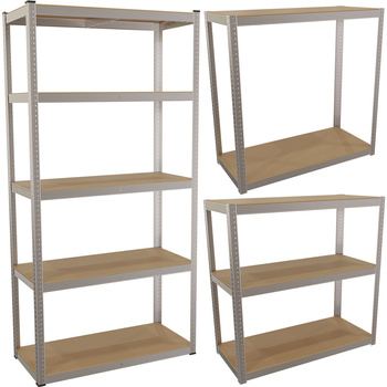 Metallregal mit fünf Fächern 180x90x40cm RK-01 MAMUTH