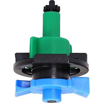 1x Mini zraszacz 360° bez mostka. (typ odwrócony), zielona dysza, 34 l/h przy 2 barach DR-049 MAMUTH