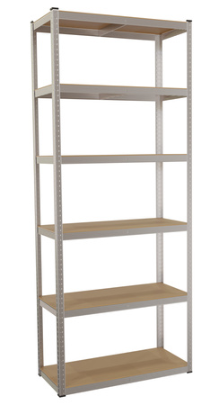 Šestipolicový kovový regál 220x90x40cm RK-02 MAMUTH