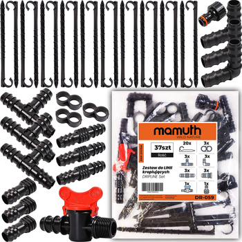 Zestaw do LINII kroplujących 37szt. DRIPLINE SET DR-059 MAMUTH